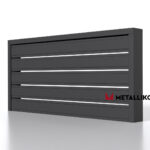 Планкен для забора 120 mm RAL 7024 – покрытие порошковое, толщина 0,45 мм в Майкопе | фото 2
