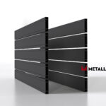 Планкен для забора 120 mm RAL 7024 – покрытие порошковое, толщина 0,45 мм в Майкопе | фото 1
