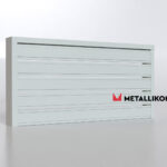 Планкен для забора 120 mm RAL 7035 – покрытие матвоое, толщина 0,45 мм в Майкопе | фото 4