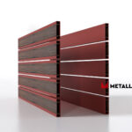 Планкен для забора Printec под дерево 120 mm RAL 3009 – покрытие матовое, толщина 0,45 мм в Майкопе | фото 3
