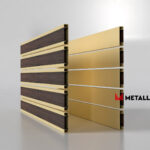 Планкен для забора Printec под дерево 120 mm RAL 1014 – покрытие порошковое, толщина 0,45 мм в Майкопе | фото 3