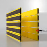 Планкен для забора Printec под дерево 120 mm RAL 1018 – покрытие матовое, толщина 0,45 мм в Майкопе | фото 3