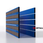 Планкен для забора Printec под дерево 120 mm RAL 5005 – покрытие матовое, толщина 0,45 мм в Майкопе | фото 4