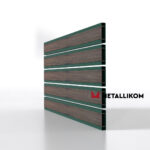 Планкен для забора Printec под дерево 120 mm RAL 6005 – покрытие порошковое, толщина 0,45 мм в Майкопе | фото 3