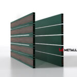 Планкен для забора Printec под дерево 120 mm RAL 6005 – покрытие порошковое, толщина 0,45 мм в Майкопе | фото 2