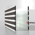 Планкен для забора Printec под дерево 120 mm RAL 9003 – покрытие порошковое, толщина 0,45 мм в Майкопе | фото 3