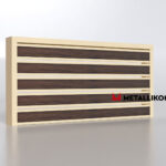 Планкен для забора Printec под дерево 120 mm RAL 1015 – покрытие порошковое, толщина 0,45 мм в Майкопе | фото 4