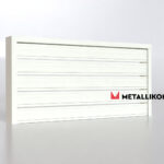 Планкен для забора ранчо 120 mm RAL 9010 – покрытие матовое, толщина 0,45 мм в Майкопе | фото 2