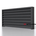 Ламели для забора жалюзи Premium U RAL 7024 – покрытие матовое, толщина 0,45 мм в Майкопе | фото 3