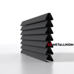 Ламели для забора жалюзи Premium U RAL 7024 – покрытие матовое, толщина 0,45 мм в Майкопе | фото 2