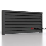 Ламели для забора жалюзи Premium U RAL 7024 – покрытие матовое, толщина 0,45 мм в Майкопе | фото 4